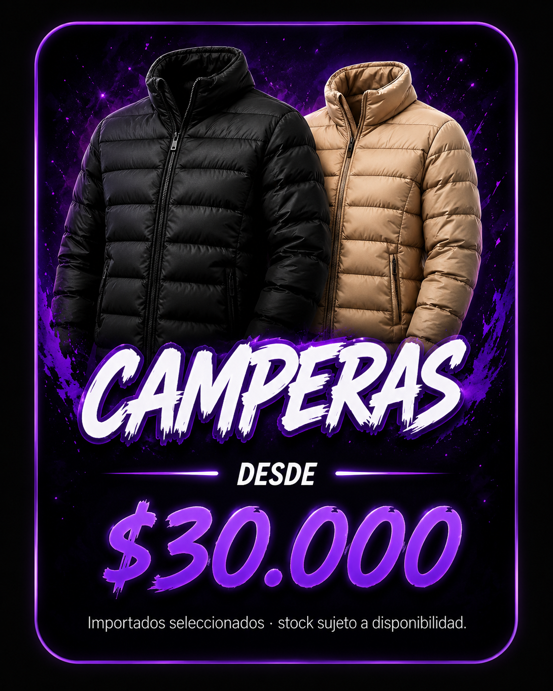 Camperas importadas